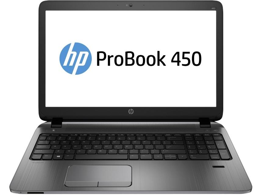 HP ProBook 450 G2 i3-5010U 15.6 HD 4GB 1TB DVDRW backlitKB FP W7Pro+W10Pro
