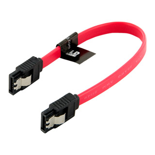4World HDD kabel | SATA 3 | SATA-SATA | 20cm | petlice | ÄervenÃ½
