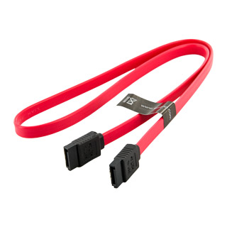 4World HDD kabel | SATA 3 | 60cm | petlice | ÄervenÃ½