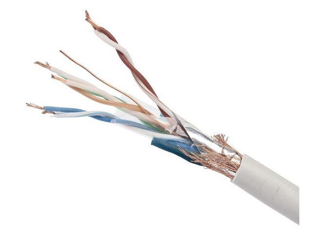 Gembird SFTP LAN kabel (CCA), pletenÃ½, cat. 5e, 100m, Å¡edÃ½