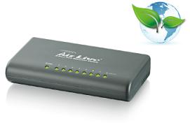 AirLive 8-port Fast Ethernet Switch, Green Switch