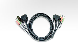 ATEN Kabel DVI/USB, Audio - 5m