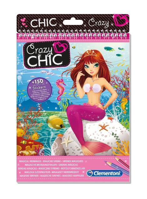 Crazy Chic Sketching book magical mermaids