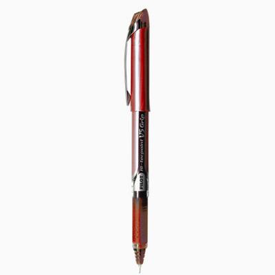 Extra-fine roller ball pen: V5 Grip red