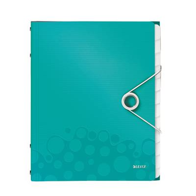 Divider book: 6 tabs PP Leitz WOW, turquoise