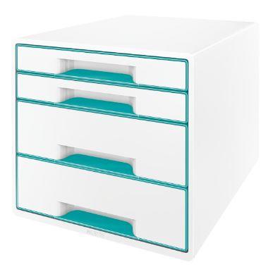 4-drawer cabinet Leitz WOW, turquoise
