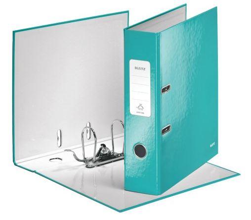 Lever arch file: WOW Leitz 180Â°, A4/80mm, turquoise