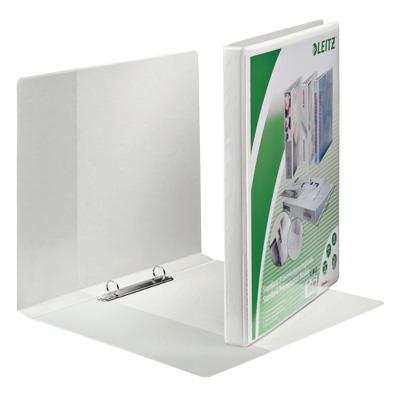 Presentation binder: Leitz Panorama standard, A4+, 2RR/16, spine: 29 mm, white