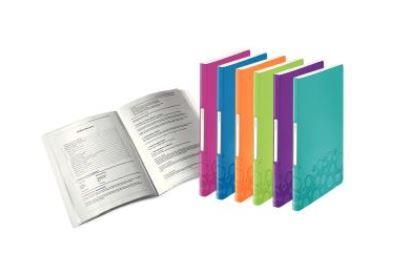 Display book: 20 sheets, PP Leitz WOW, pink