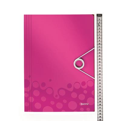 Project file: with a band fastener, PP Leitz WOW, 15 mm, pink