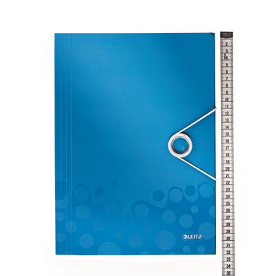 Project file: with a band fastener, PP Leitz WOW, 15 mm, blue