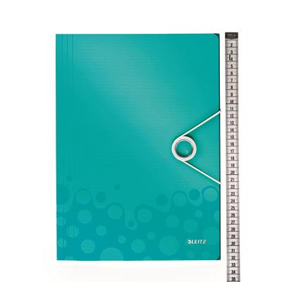 Project file: with a band fastener, PP Leitz WOW, 15 mm, turquoise