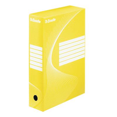 Archiving boxes: 80 mm, yellow