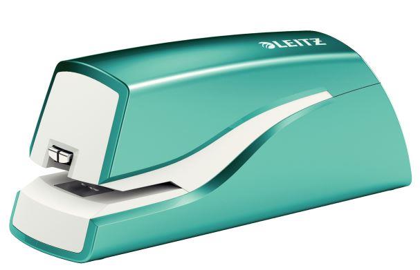 Electric stapler: LEITZ WOW turquoise, up to 10 sheets 55661051