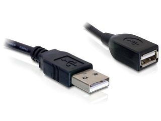 Delock prodluÅ¾ovacÃ­ kabel USB 2.0 A-A 15 cm samec - samice