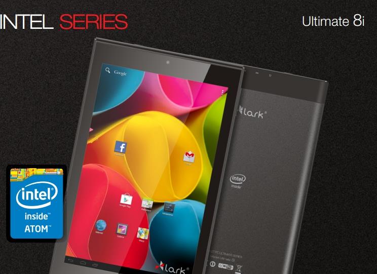 Lark Ultimate 8i BLACK, 8'' IPS, Z3735F, 16GB, 1GB RAM, BT, Android 4.4, ÄernÃ½