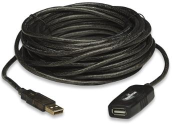 Manhattan USB 2.0 prodluÅ¾ovacÃ­ kabel A-A M/F, aktivnÃ­, 20m