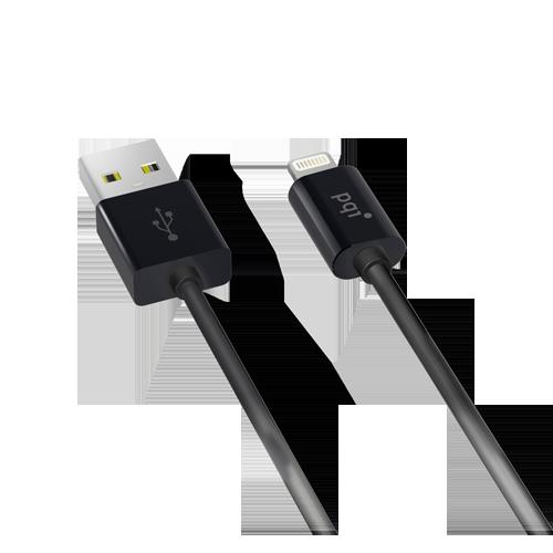 PQI i-Cable kabel Apple Lightning/USB 100cm, ÄernÃ½