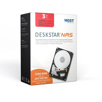 Hitachi HDD NAS Desktop Drive Kit 3.5'', 3TB, SATA3, 7200RPM, 128MB cache