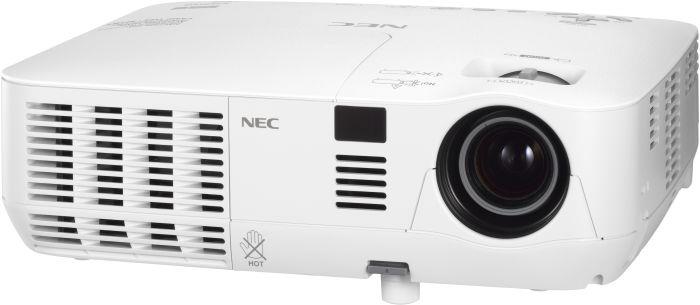 Projektor NEC V281W; DLP; WXGA (1280x800); 2800 ANSI; 3000:1; HDMI, RJ45; 3D