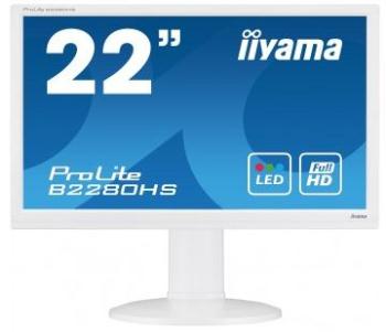 Iiyama LCD-LED B2280HS-W1 21.5'' LED 5ms,DC 5mil.,DVI,HDMI, repro, bÃ­lÃ¡