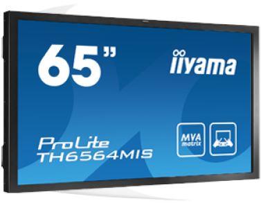 LCD 65'' Prolite TH6564MIS multitouch, FHD, 8ms, DVI, HDMI, DP, black