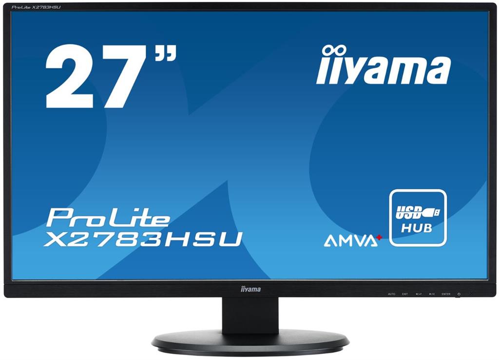 Iiyama LCD-LED Prolite X2783HSU 27'' LED FHD, AMVA+, DVI, HDMI, USB, repro