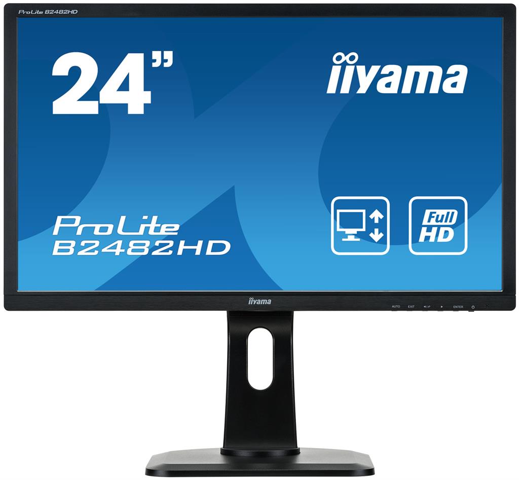 Iiyama LCD-LED Prolite B2482HD-B1 23.6'', TN LED, Full HD, 5ms, VGA, DVI-D,repro