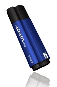 ADATA Superior series S102 PRO 16GB USB 3.0 flashdisk, modrÃ½, hlinÃ­k, 45/90MB/s