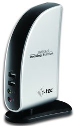 i-Tec USB 2.0 Docking Station s DVI Video (+ VGA ) (Port replicator)+LAN+Audio