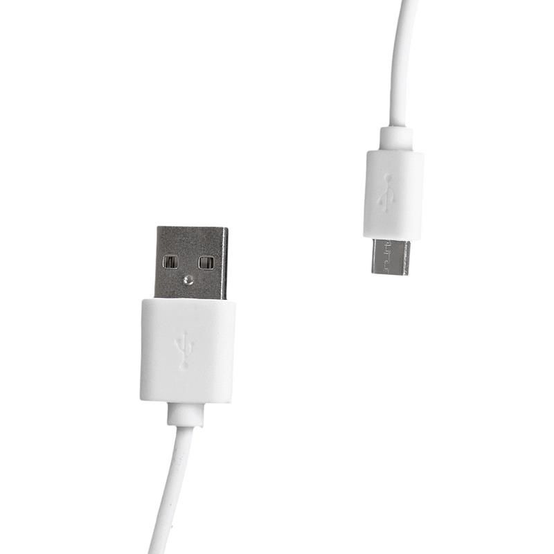 Whitenergy Kabel USB 2.0 MICRO, AM / B MICRO pÅenos dat/nabÃ­jenÃ­ 30cm bÃ­lÃ½