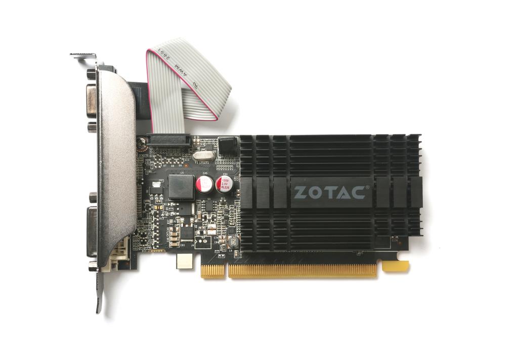 ZOTAC GeForce GT 710, 2GB DDR3 (64 Bit), HDMI, DVI, VGA