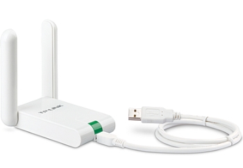 TP-Link TL-WN822N adapter USB 802.11n/300Mbps, 1,5m cable, Dual 3dBi ant.