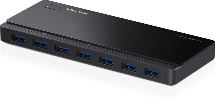 TP-Link UH700 7 portovÃ½ USB 3.0 Hub s napÃ¡jecÃ­m adaptÃ©rem 12V/2,5A