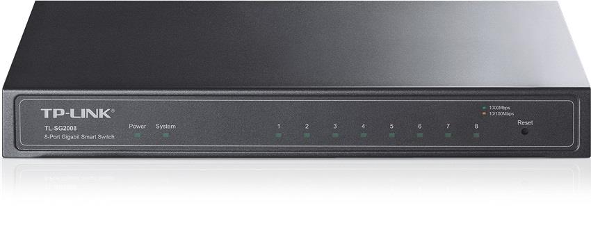 TP-Link TL-SG2008 Smart Switch 8x10/100/1000Mbps, VLAN, STP, IGMP, SNMP...