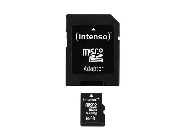 Intenso micro SD 16GB SDHC card class 10