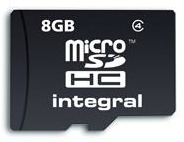 INTEGRAL Micro SDHC karta 8GB Class 4