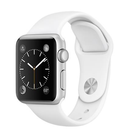 Apple Watch Sport 38mm Silver Aluminium Case with White Band