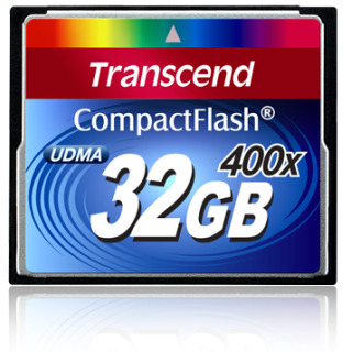 Transcend Compact Flash karta 32GB 400x, ÄtenÃ­ aÅ¾ 90MB/s; zÃ¡pis aÅ¾ 60MB/s