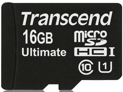 Transcend Micro SDHC karta 16GB Class 10 UHS-I 600x (ÄtenÃ­ aÅ¾ 90MB/s)