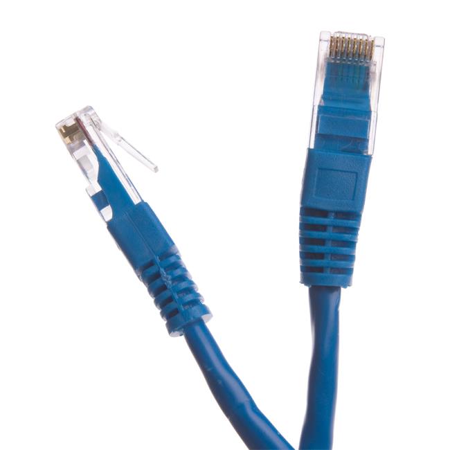 Digitalbox START.LAN patch kabel UTP cat.6 pozlacenÃ½ 1m modrÃ½
