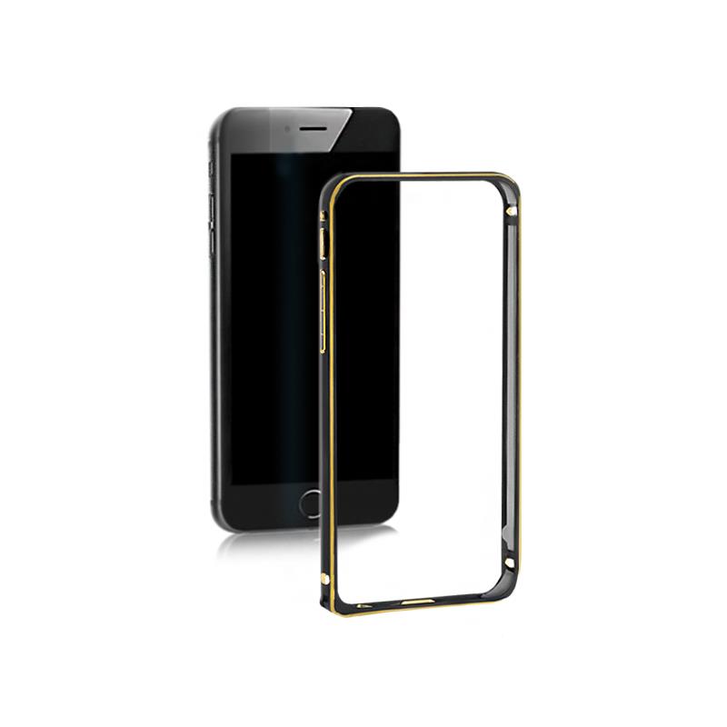Qoltec Aluminum case for Samsung Galaxy S6 edge | black
