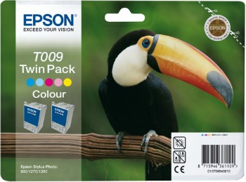 Bundle Epson T009 2 x color TwinPack | Stylus Photo 900/1270/1290/1290S
