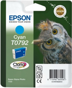 Inkoust Epson T0792 cyan | Stylus Photo 1400