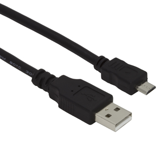 Esperanza EB145 Kabel Micro USB 2.0 A-B M/M 2.0m, ÄernÃ½