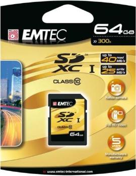 EMTEC SDXC karta 64GB Class 10 (45MB/ 14MB/s)
