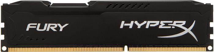 HyperX Fury 4GB 1600MHz DDR3 CL10 (10-10-10-30), ÄernÃ½ chladiÄ