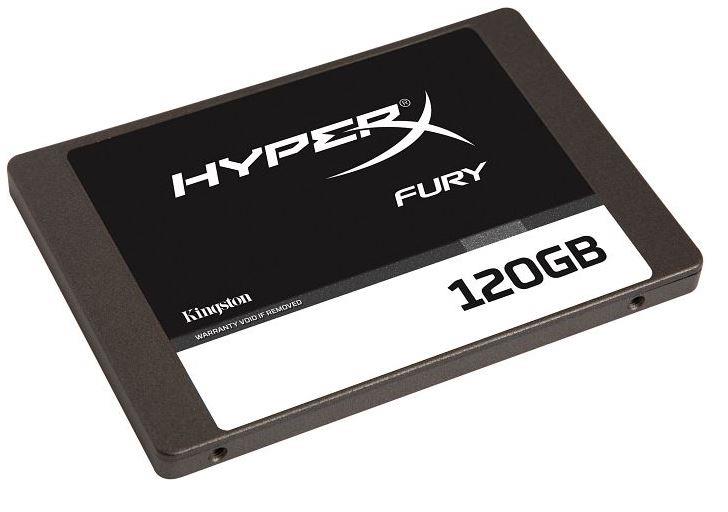 HyperX Fury SSD disk 120GB, SATA3, 2.5'', MLC, 7mm, (ÄtenÃ­/zÃ¡pis;500/500MB/s)