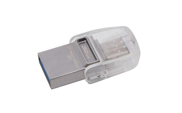 Kingston DataTraveler microDuo 3C 32GB USB 3.0/3.1 flashdisk