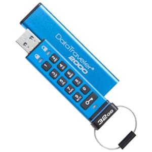 Kingston DataTraveler 2000, 32GB, AES Encryption, USB 3.0